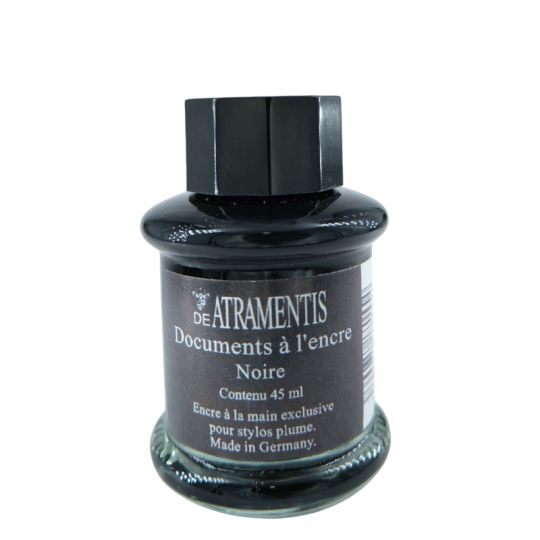 Noir -Encre documentaire pour stylo-plume 45 ml De Atramentis