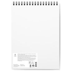 Album spiralé 25% coton 22,9x30,5 300g 12f grain fin Watercolour Winsor&Newton