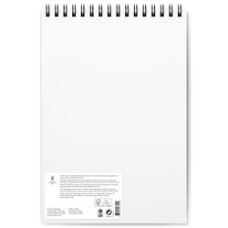 Album spiralé 25% coton 21x29.7 300g 12f grain fin Watercolour Winsor&Newton