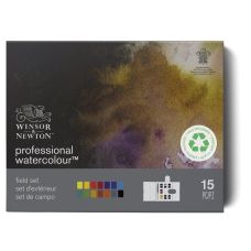 Boîte de voyage 14 ½ godets + accessoires Winsor & Newton
