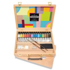 Coffret 15 Tubes 21ml gouache et accessoires Sennelier