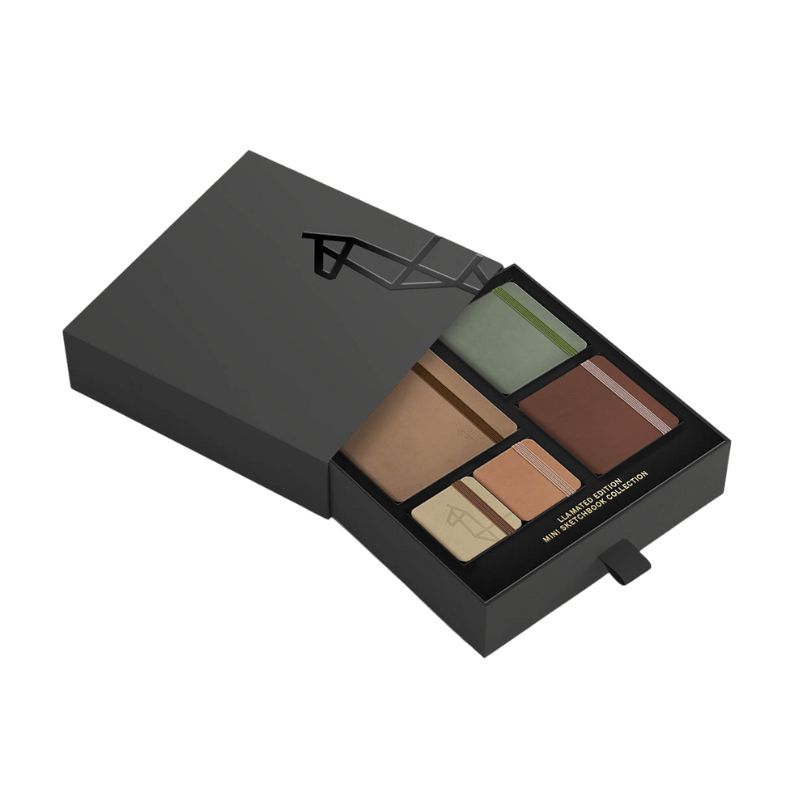 5 Mini Sketchbook 230g 100% coton 52 pages grain fin Etchr Lab