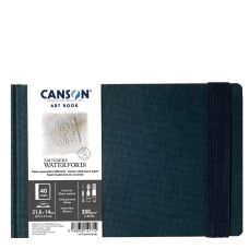 Carnet Saunders Waterford 21,6x14 300g 20 f grain fin Canson
