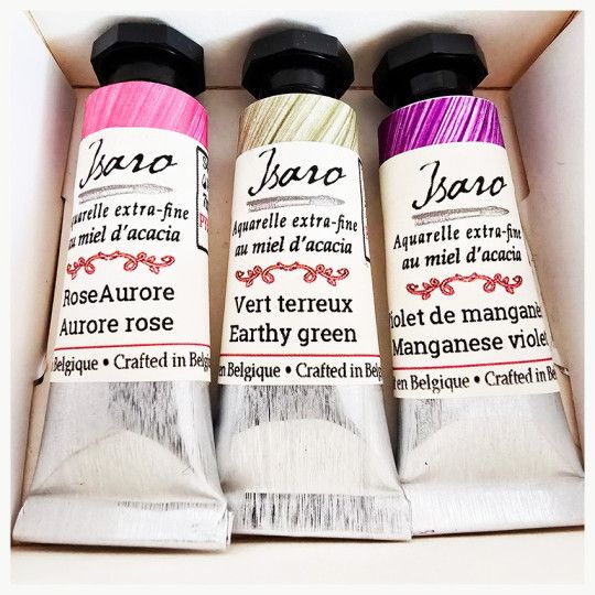 Coffret Primavera 3 tubes 7ml aquarelle extra-fine Isaro