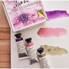 Coffret Primavera 3 tubes 7ml aquarelle extra-fine Isaro