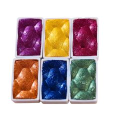 Coffret The jewels 6 godets aquarelles scintillantes Skrim