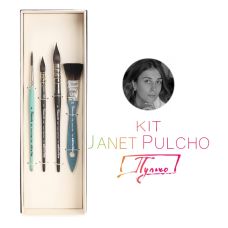 Kit Janet Pulcho de 4 pinceaux  Tintoretto