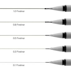 Feutre fineliner noir 0.1 Winsor & Newton