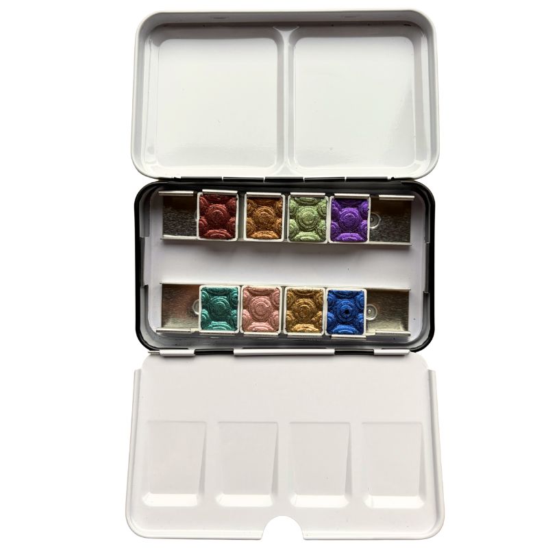 Coffret Supreme Shifters 8 ½  godets aquarelles scintillantes Skrim