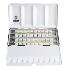 Boîte métal 40  ½  godets  Akademie Aquarell Schmincke