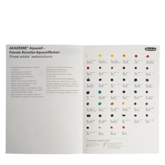 Dot Card de 40 couleurs Akademie Schmincke
