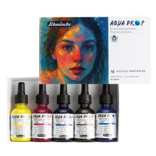 Set Marissa 5 couleurs 30ml Aqua drop Schmincke