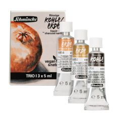 Boîte carton Pigment liquide 3 tubes 5 ml Horadam Schmincke