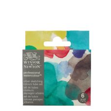 Coffret Urban Sketching  6 tubes 5ml aquarelle en carton Winsor & Newton