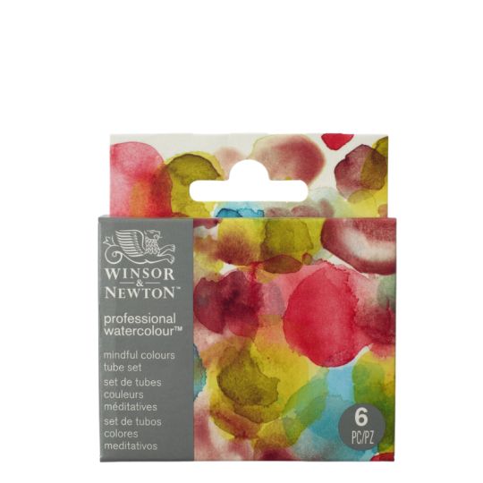 Coffret Couleurs Médiatives 6 tubes 5ml aquarelle en carton Winsor & Newton