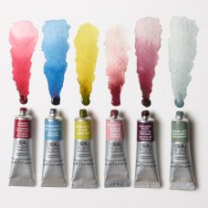 Coffret Couleurs Médiatives 6 tubes 5ml aquarelle en carton Winsor & Newton
