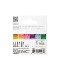 Coffret Couleurs Vives 6 tubes 5ml aquarelle en carton Winsor & Newton