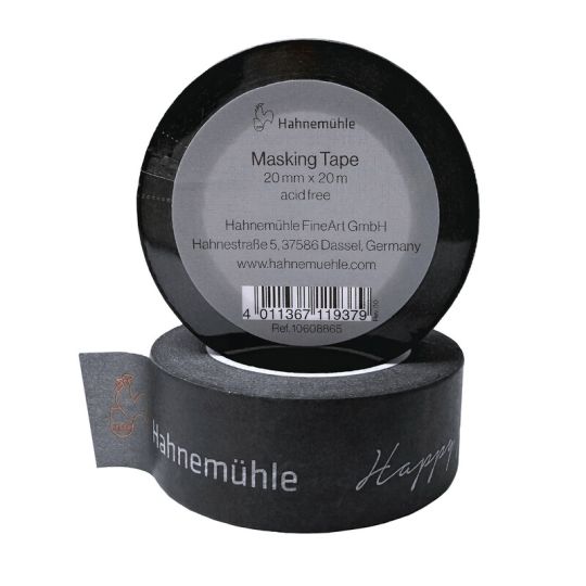 Ruban de masquage noir 20mm X 20m Hanemühle