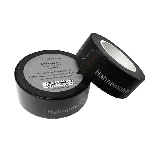 Ruban de masquage noir 20mm X 20m Hanemühle