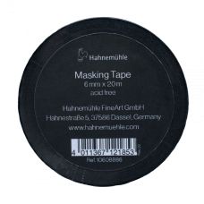 Ruban de masquage noir 6mm X 20m Hanemühle