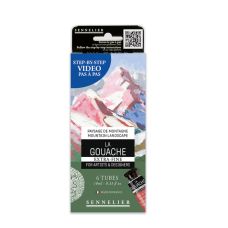 Coffret Paysage de montagne 6 Tubes 10ml gouache en carton Sennelier