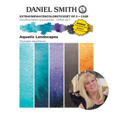 Set Paysages aquatiques 5 sticks aquarelle avec étui Daniel Smith