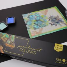 Coffret Cool 6 godets clipsables aquarelle nacrée Finetec