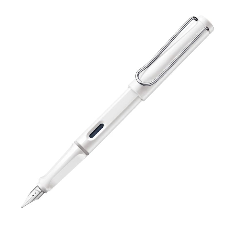 Stylo-plume Safari blanc brillant Extra-fine Lamy