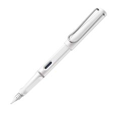 Stylo-plume Safari blanc brillant Extra-fine Lamy