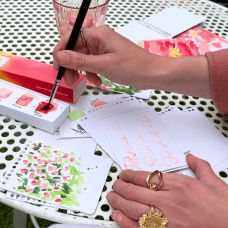 Coffret Pivoine 6 ½ godets aquarelles La nouvelle vague