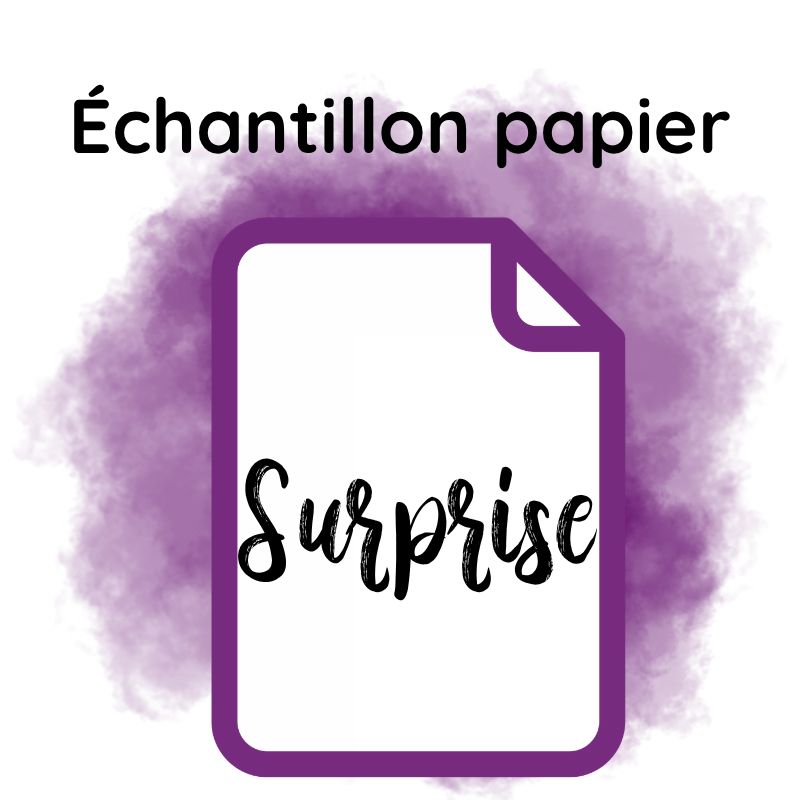 Échantillon papier surprise