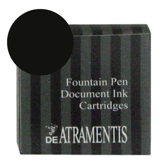 Paquet de 5 cartouches d'encre Noir De Atramentis