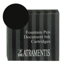 Paquet de 5 cartouches d'encre Noir De Atramentis