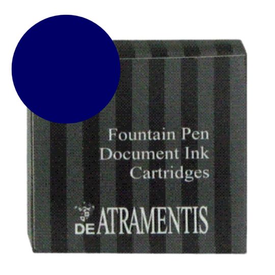Paquet de 5 cartouches d'encre Bleu foncé De Atramentis