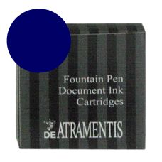 Paquet de 5 cartouches d'encre Bleu foncé De Atramentis