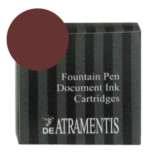 Paquet de 5 cartouches d'encre Brun De Atramentis