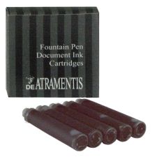 Paquet de 5 cartouches d'encre Brun De Atramentis