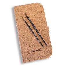 Set Stradivarius 2 pinceaux avec étui en liège Raphaël