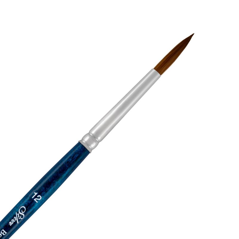 Pinceau aquarelle rond BelleAqua série 2700S Silver n°2