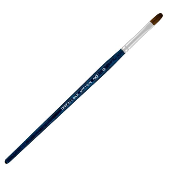 Pinceau aquarelle usé bombé BelleAqua série 2703S Silver n°4