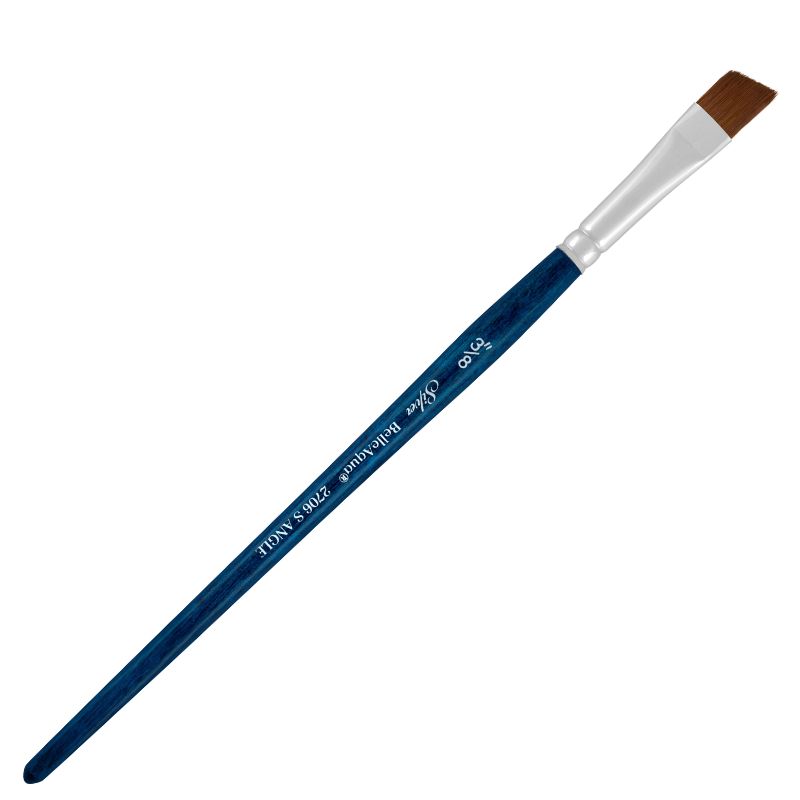 Pinceau aquarelle biseauté BelleAqua série 2706S Silver n°1/4