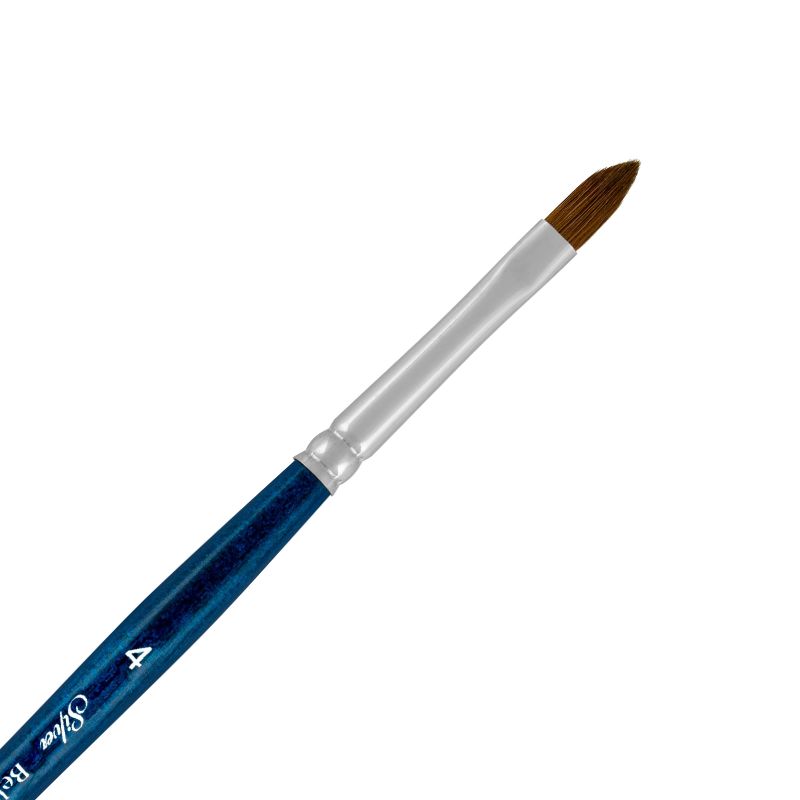 Pinceau aquarelle langue de chat BelleAqua série 2710S Silver n°8
