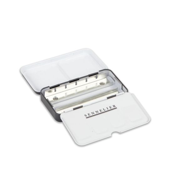 Boîte métal vide Sennelier de poche  pour 12  ½ godets