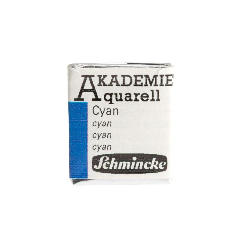 Cyan - 1/2 Godet Schmincke Akademie