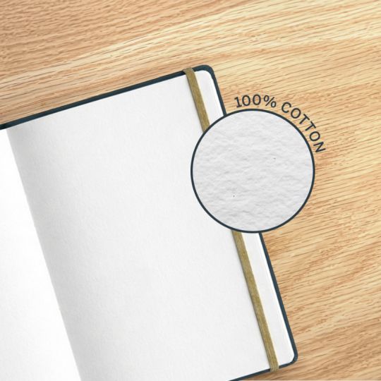 Carnet Aquarelle 100% coton B5 300g 44 pages grain fin Etchr x Jenny Illustrations