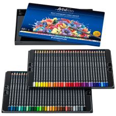 Boîte métal 60 crayons aquarellables Artist Mars Lumograph Staedtler