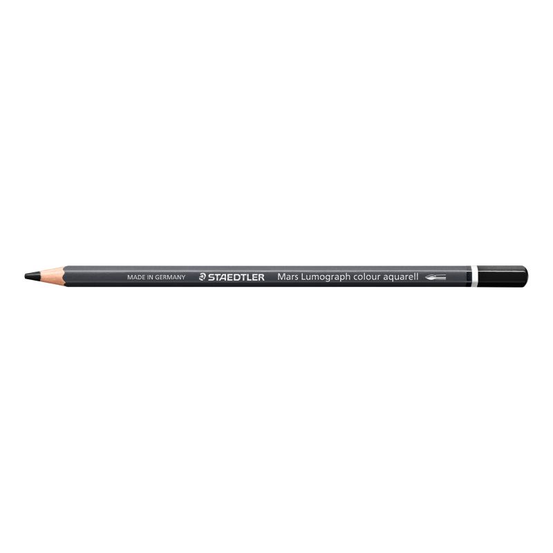 Noir - Crayon aquarellable Staedtler Artist Mars Lumograph