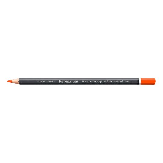 Orange rouge - Crayon aquarellable Staedtler Artist Mars Lumograph