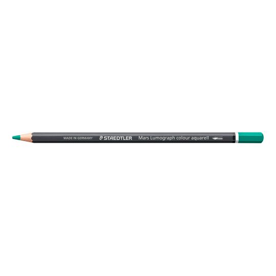 Vert phtalo - Crayon aquarellable Staedtler Artist Mars Lumograph