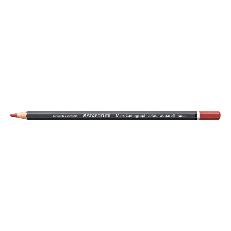 Rouge d'oxyde de fer - Crayon aquarellable Staedtler Artist Mars Lumograph